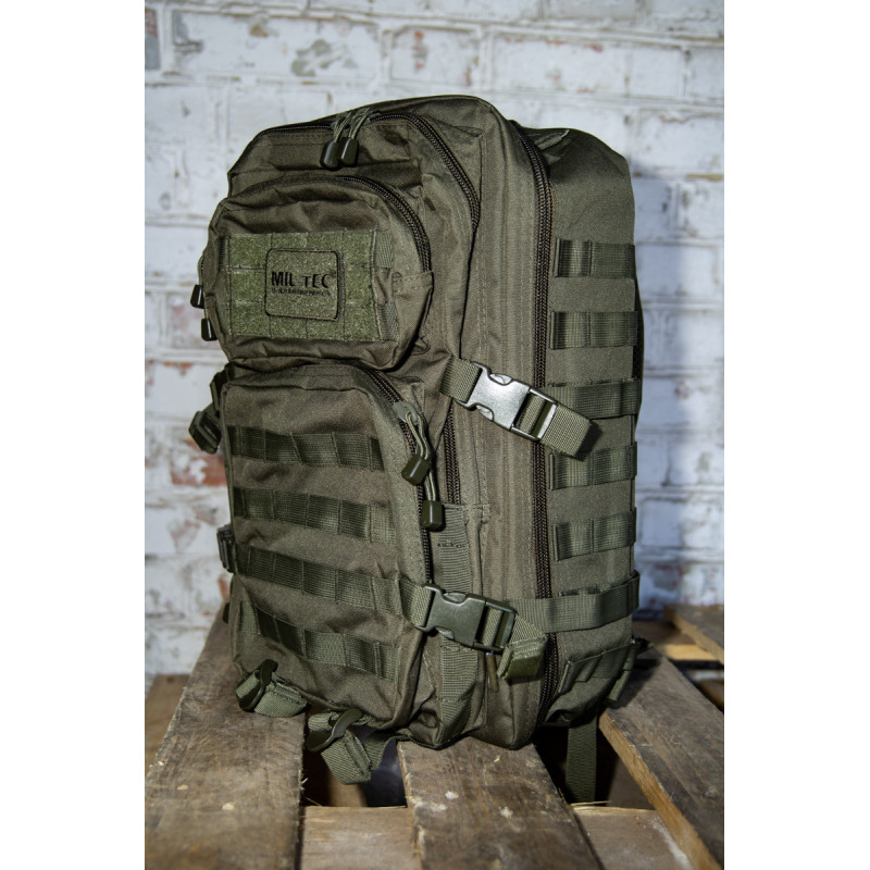 Тактичний рюкзак Mil-Tec Assault MOLLI 36 к. с. Olive (Оліва)