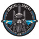 ПВХ патч Бренд Елемент (шеврон) Ukraine Forces AIR. ВВС України