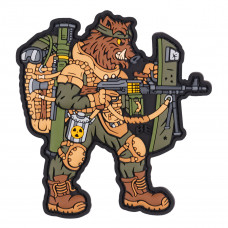 ПВХ патч Бренд Елемент (Шеврон) Tactical Wild Boar. Дикий кабан.