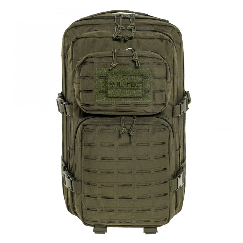 Тактичний наплічник Mil-Tec Assault Laser Cut 36 л. Olive (Оліва)
