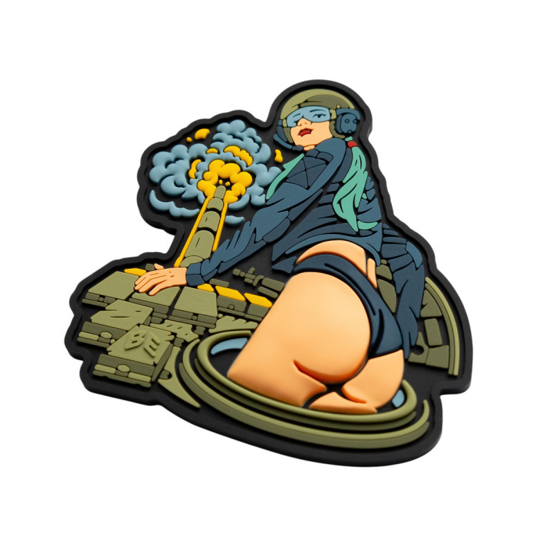 ПВХ патч (шеврон) Елемент Tank Girl Танкистка