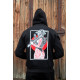 Весняна толстовка худі чоловіче чорне "Military Girl" 2XL, 54