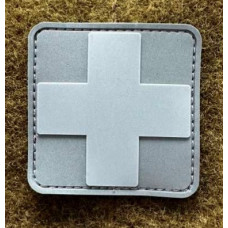 Патч ПВХ PiFi (ПІФІ) Медичний крест. Мед Крест сірий