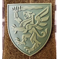 Патч ПВХ PiFi (ПІФІ) Шеврон 80 ОДШБр. 80 Десантно-штурмова бригада олива