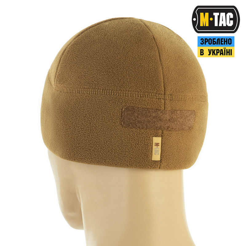 Зимова флісова шапка M-Tac койот із липучкою