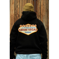 Зимова толстовка худі чоловіче чорне "Крамвегас" 2XL, 54