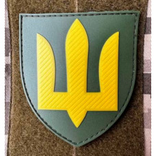 Патч ПВХ PiFi (ПІФІ) Тризуб. Рід військ Сухопутні війська