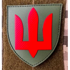Патч ПВХ PiFi (ПІФІ) Тризуб. Рід військ ППО Сухопутних військ