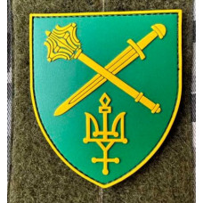 Патч ПВХ PiFi (ПІФІ) Шеврон Оперативне командування Захід. Зелений, ОК Північ