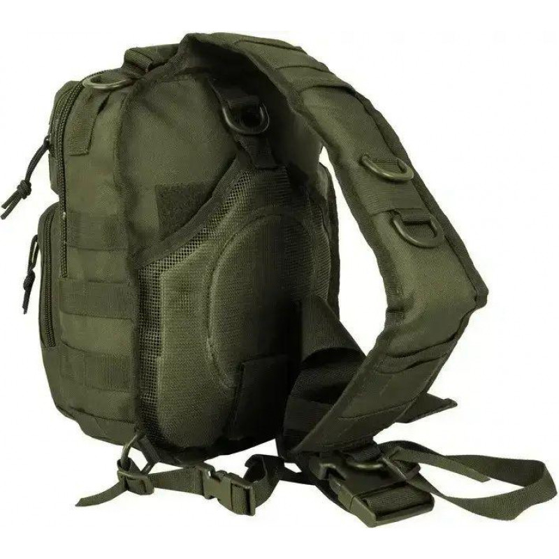 Рюкзак однолямковий через плече Mil-Tec One Strap Assault олива 10 літрів