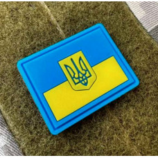 Патч ПВХ PiFi (Піфі) Прапорець жовто-блакитний