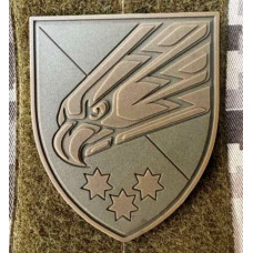 Патч ПВХ PiFi (ПІФІ) Шеврон 25 ОПДБр. 25 Окремо повітряно-десантна бригада койот